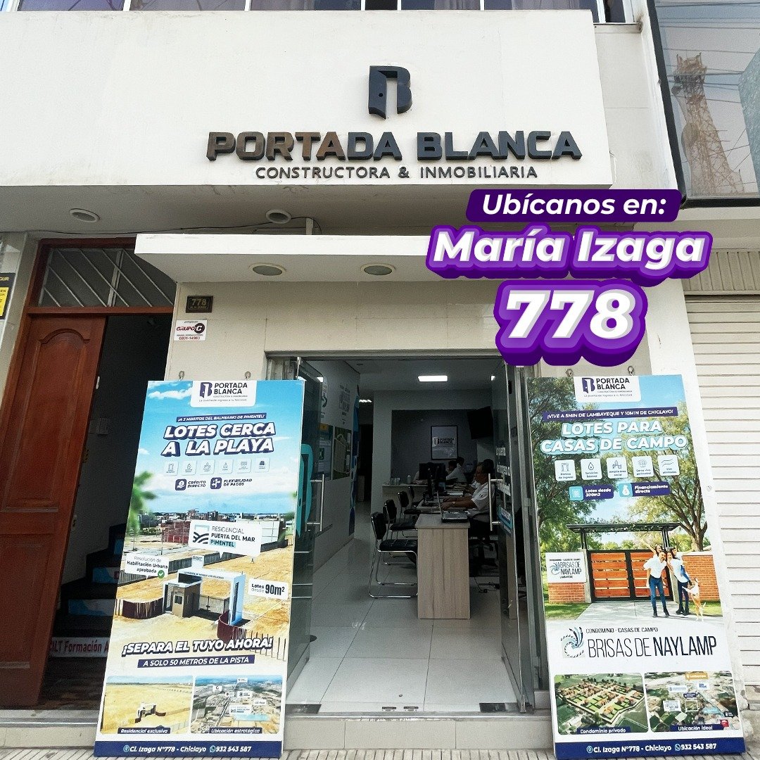 Oficina principal de Portada Blanca en Chiclayo