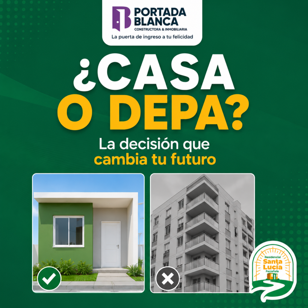 Residencial Santa Lucia Ferreñafe - Mejor Casa que departamento